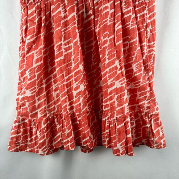 Hang Ten Womens Red White Cotton Spaghetti Babydoll Pullover Tank Top - Size L - Picture 9 of 13